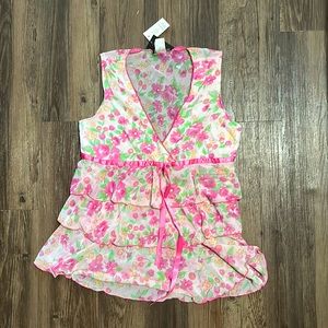 Madison&Co Floral Blouse- Size Girls Medium